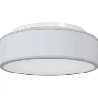 Kamome vidaXL Lampada da soffitto con faretti Grigio 38 x 38 x 13,5 cm Tessuto