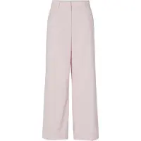 Pieces Pantaloni A Vita Alta Rosa Wide