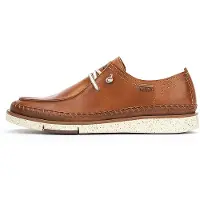 Pikolinos per uomo. M6L-4274C1 Scarpe in pelle marrone San Juan (39), Basso, Stringhe, Casual