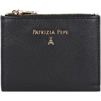 Patrizia pepe Portafoglio Vera Pelle 12 cm nero