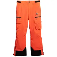 Superdry per uomo. MS110195A Pantaloni da sci Ultimate Freestyle, arancioni (M), Sportivo, Arancione, Poliestere, Neve, All'aperto