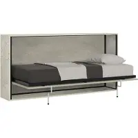 Itamoby - Letto singolo a scomparsa Kando con materasso cashmere