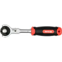 YATO Ratchet con testa girevole 1/4"