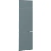Vicco Frontale cucina R-Line Grigio-blu 59.6 x 196 cm frontale del mobile per mobile per frigorifero, Model 40942