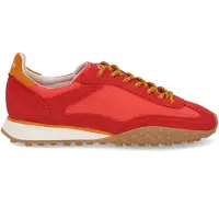 HOFF unisex. 12635415 Sneakers Bridge Mkii in pelle rossa (41), Rosso, Basso, Stringhe, Casual