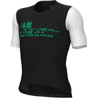 ALÉ PR-E Megabyte 2.0 S/S Jersey Maglietta da ciclismo Uomo (4XL, nero)