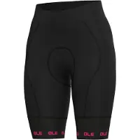 ALÉ Women's Pr-E Strada 2.0 Shorts Pantaloni da ciclismo Donna (3XL, nero)