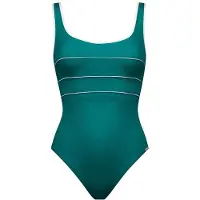 Lidea Women's Sports Club Swimsuit Costume intero Donna (36 - Cup: B, turchese)