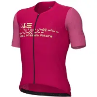 ALÉ PR-E Megabyte 2.0 S/S Jersey Maglietta da ciclismo Uomo (5XL, fuchsia)