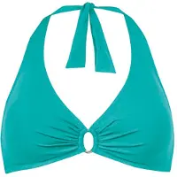 Lidea Women's The Core Halter Neck Bikini Top Parte superiore bikini Donna (40 - Cup: B, turchese)