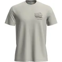 Icebreaker Merino 150 Tech Lite S/S Tee Evolving Layers Maglia merino Uomo (XL, grigio)