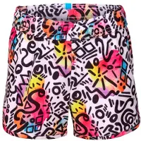 Arena Girl's Beach Short Printed Pantaloncino da bagno Bambini (140, variopinto)