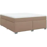 Syfax Giroletto a Molle con Materasso Cappuccino 180x200cm Pelle finta