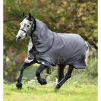Horseware Amigo Bravo 12 Reflectech Plus 100g Grigio/Riflessivo e Nero, Größe:6'6