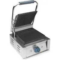 Lacor - Grill professionale pieghevole con doppia zona di cottura