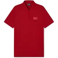 Emporio Armani per uomo. 7M001361_AF13862 Polo Lux Identity rosso (3XL), Casual, Viscosa, Manica corta