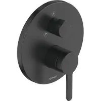 Duravit C.1 Mitigeur monocommandé encastré pour bain, rosace ronde, 2 consommateurs, inverseur bec de baignoire / douchette à main, C15210012046, C15210012046