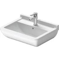 Duravit lavabo Starck 3 55cm, 1 trou pour robinet, 03005500001, 03005500001