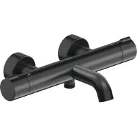 Duravit C.1 Thermostat de bain pour montage apparent, raccords en S, avec robinet d'arrêt et inverseur, C15220000046, C15220000046