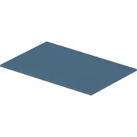 Duravit DuraSquare insert en verre 420x264 mm, pour console métallique 003109/003110, 0099668800, 0099668800