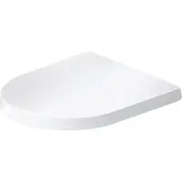 Duravit Siège de WC Balcoon , en forme de D, amovible, avec dispositif d'abaissement automatique, 0027790000, 0027790000