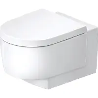Duravit WC suspendu Balcoon , chasse d'eau basse, sans rebord, fixation cachée, 4,5 litres, sortie horizontale, 290609AA00, 290609AA00