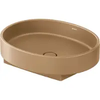Duravit Balcoon vasque à poser, polie, sans trou pour robinet, ovale, 550×450mm, 241055AM79, 241055AM79