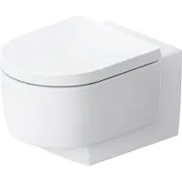 Duravit WC suspendu Balcoon , chasse d'eau basse, sans rebord, fixation cachée, 4,5 litres, sortie horizontale, 290609AC00, 290609AC00
