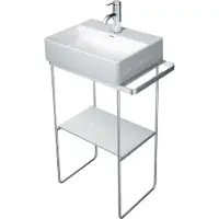 Duravit DuraSquare console en métal 51,6x33,3cm, pour lavabo 073245, sur pied, 0031091000, 0031091000