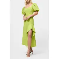 French Connection Islay Linen Midi Skirt Cactus Green Taglia: 8 | Minigonne Outlet | Donna | Bianco