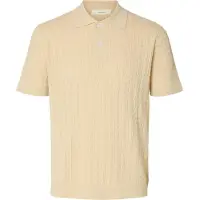 Selected Camicia Polo In Maglia Uomini Bianco L