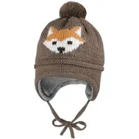 Maximo Mini Boy-Mütze Ausgenäht Berretto Bambini (47-49 cm, marrone)