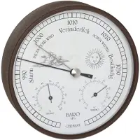 TFA-Dostmann TFA - Stazione meteo analogica per uso interno ed esterno - 20.2027.60 - Scala in acciaio inox/bianco