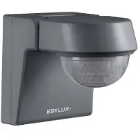 ESYLUX Rilevatore di movimento antracite - Sensore di movimento 280° 5m DEFENSOR #EM10025402