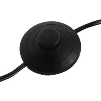 Steinhauer Lampada da terra Stang, nero/marrone, altezza 160 cm, sughero