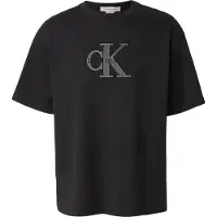 Calvin Klein Ss 16s Elevated Mono Tee Black Taglia: M | Magliette basic Outlet | Uomo | Nero