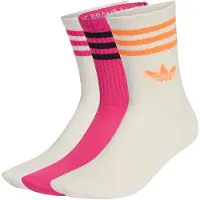 Adidas Calzini 3-Stripes Crew Socks 3 Pairs donne - Multicolore - XS