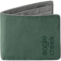 Eagle creek Stash Rfid Bi-Fold Wallet Portafogli (11,5 x 9 x 1 cm, verde)