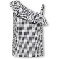ONLY GIRLS Top 'KOGSmilla' nero / bianco