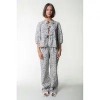 Colourful Rebel Melody Cheetah Straight Pants Beige Taglia: XS | Pantaloni da completo Outlet | Donna | Marrone