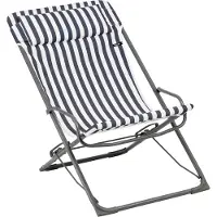 Lafuma Transaswing Airlon + Sedia da campeggio grigio