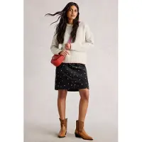 White Stuff Tia Embroidered Cord Skirt Grey Multi Taglia: 10 | Minigonne Outlet | Donna | Grigio