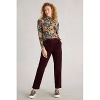 White Stuff Twister Cord Trouser Dark Plum Taglia: 18 REGULAR | Pantaloni da completo Outlet | Donna | Magenta