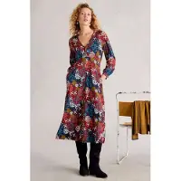 White Stuff Megan Jersey Dress Chartreuse Multi Taglia: 14 REGULAR | Abiti Midi Outlet | Donna | Verde