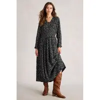 White Stuff Edie Metallic Dress Black Multi Taglia: 12 REGULAR | Abiti Midi Outlet | Donna | Nero