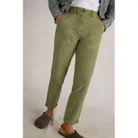 White Stuff Twister Chino Trouser Khaki Green Taglia: 18 REGULAR | Pantaloni da completo Outlet | Donna | Marrone