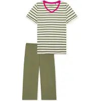 Schiesser Pigiama 'Casual Essentials' cachi / offwhite