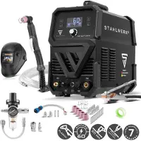 Stahlwerk Taglierina al plasma CUT 60 P Digital - Completamente equipaggiata - Taglierina al plasma con 60 A, capacità di taglio fino a 20 mm, inverter, accensione pilota HF