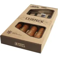 Narex Wood Line Plus Premium Bevel Edge Chisel Set 863202, set di sgorbie 8-10-16-32 mm, 4 pezzi