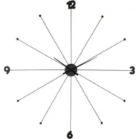 Kare Orologio da parete Like Umbrella, alluminio, polistirolo, Ø 100 cm